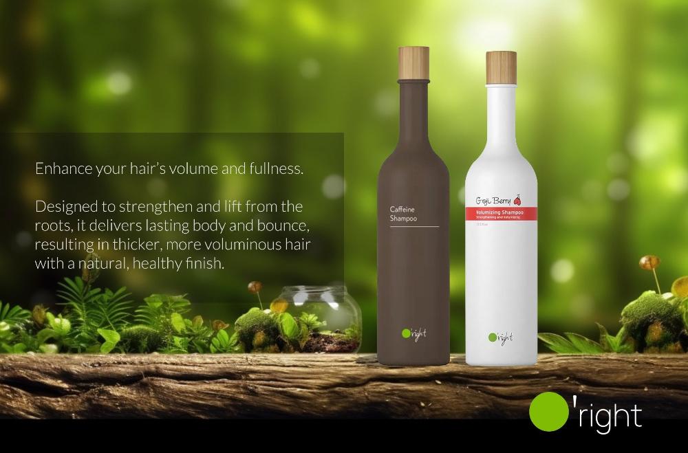 Volumize & Strengthening shampoo set - give your scalp and hair the best nutrition to boost the volume